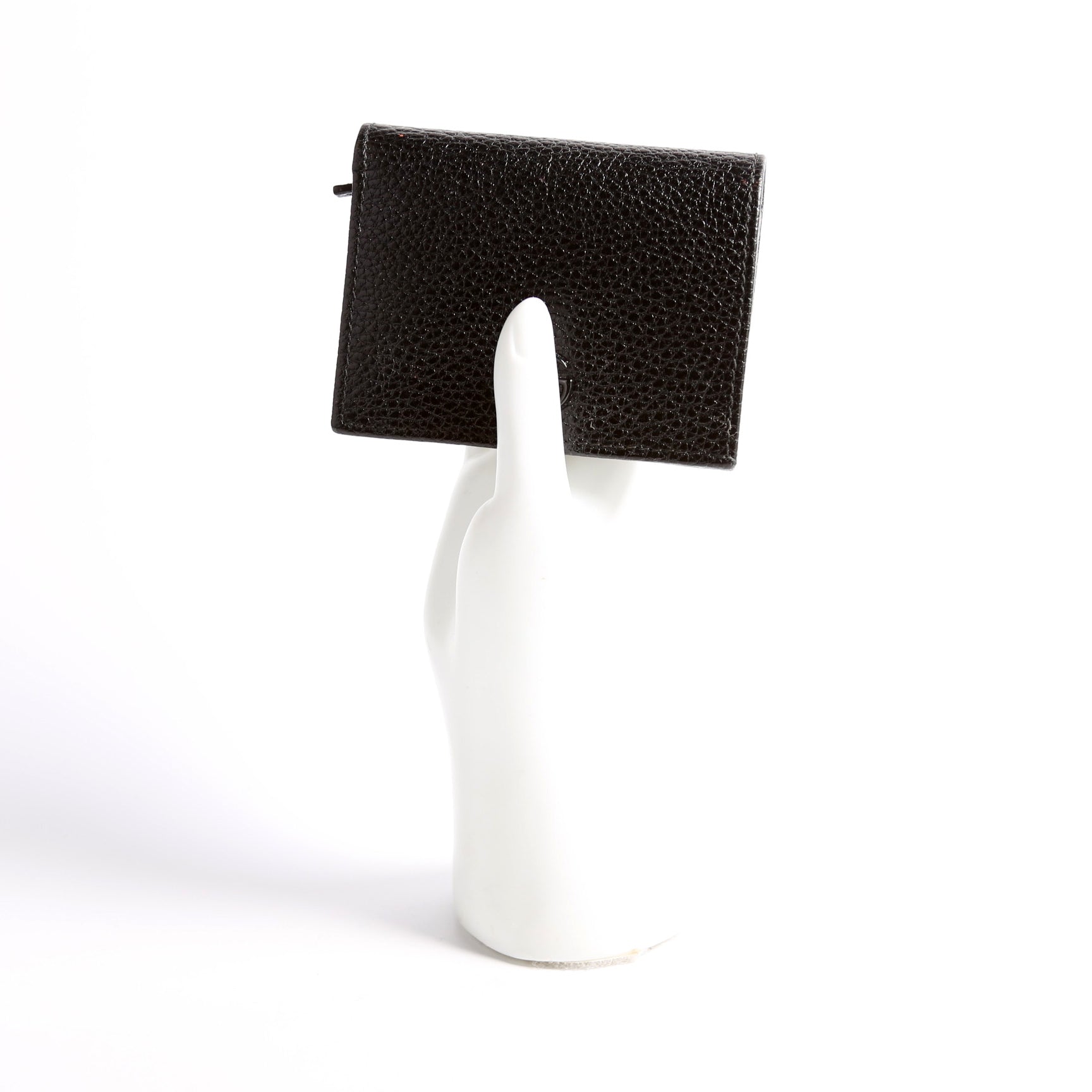 456126 GG Marmont Card Case Black