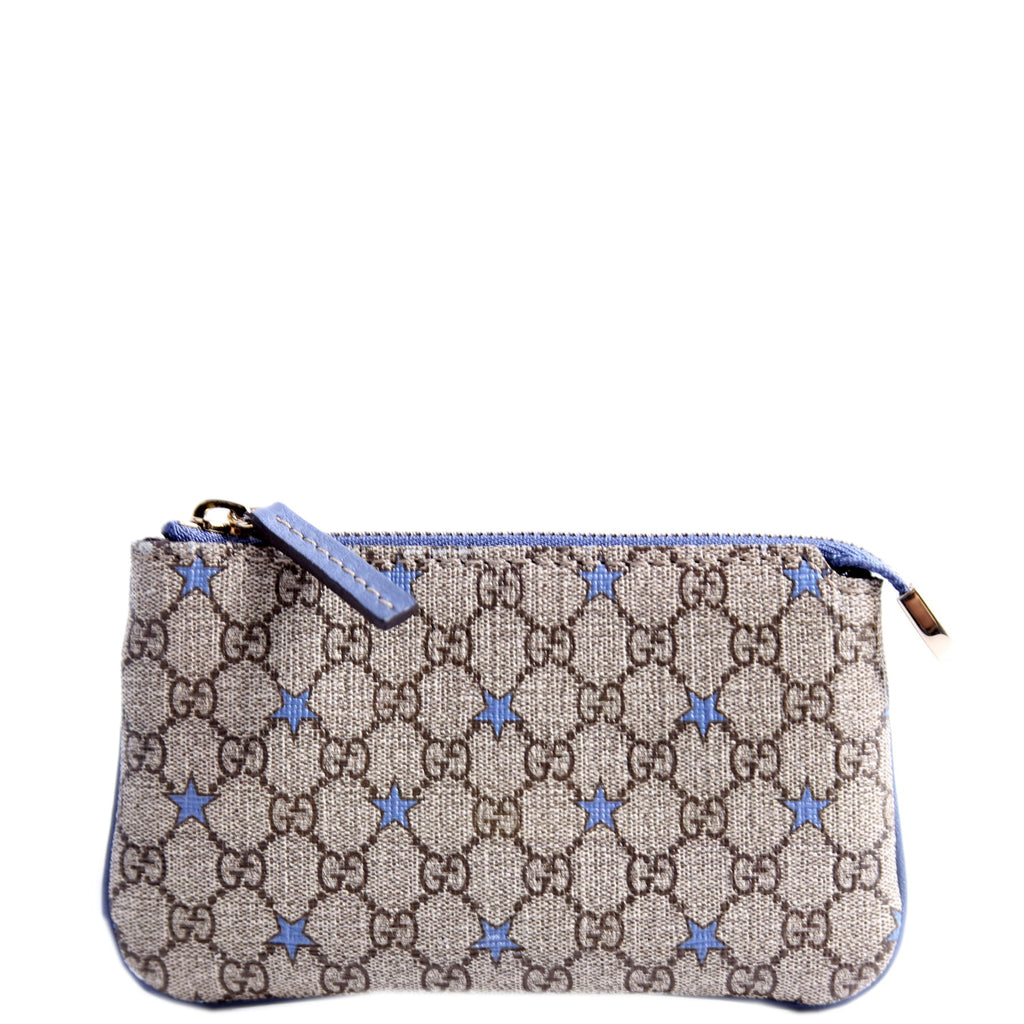 233183 GG Supreme Stars Key Pouch Blue