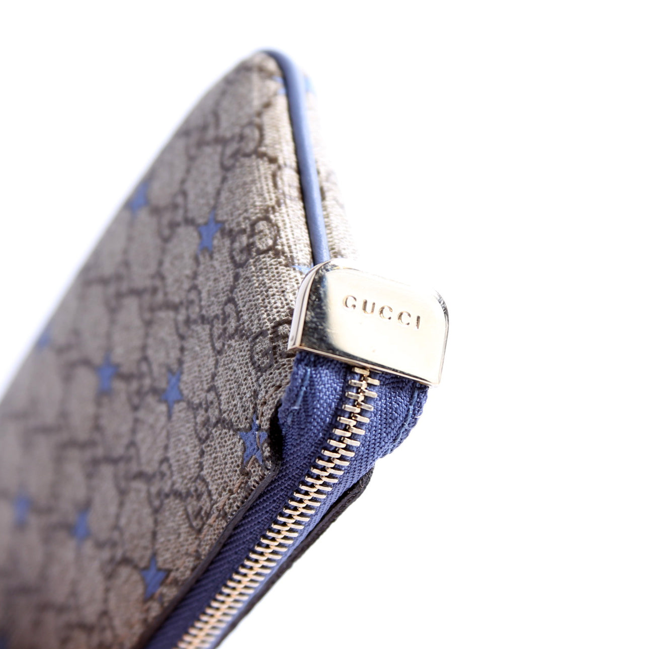 233183 GG Supreme Stars Key Pouch Blue