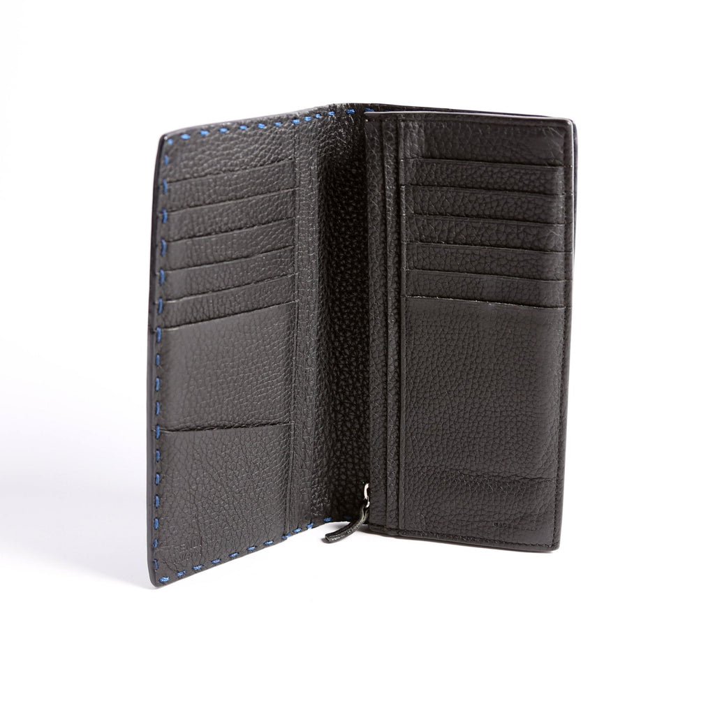 7M0186 Selleria Bifold Long Wallet Navy