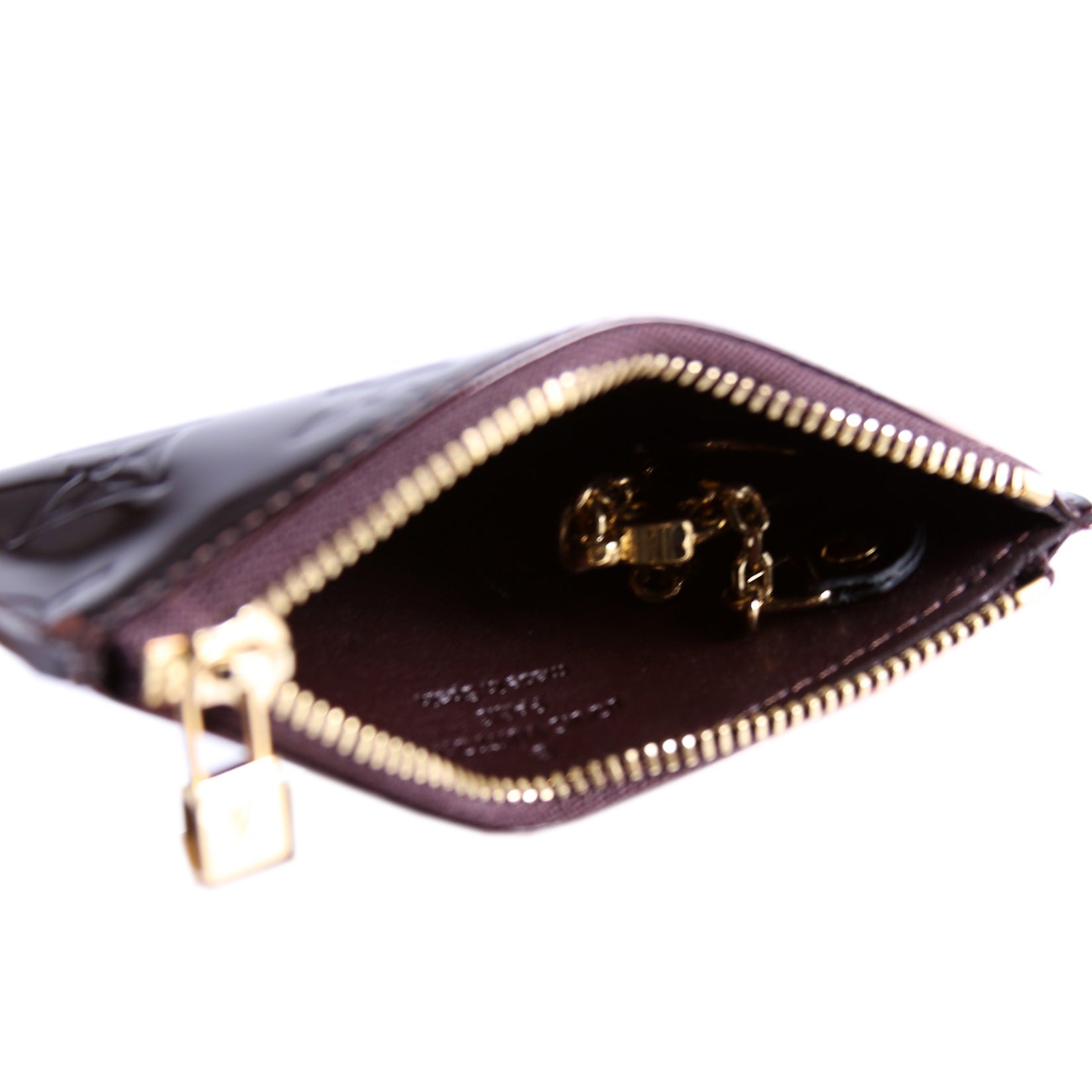 Key Pouch Vernis Old Model Burgundy