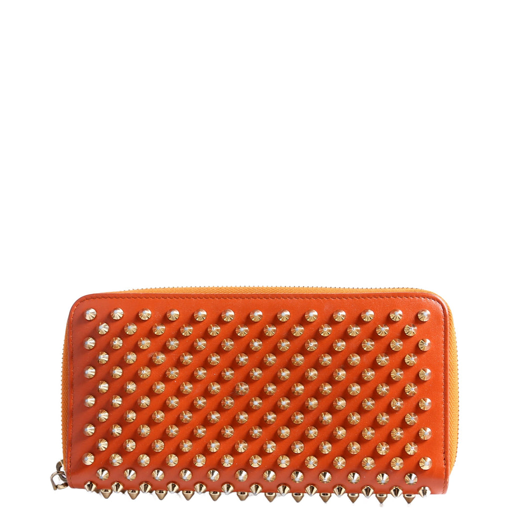Panettone Spike Zip Around Wallet Orange/Gold