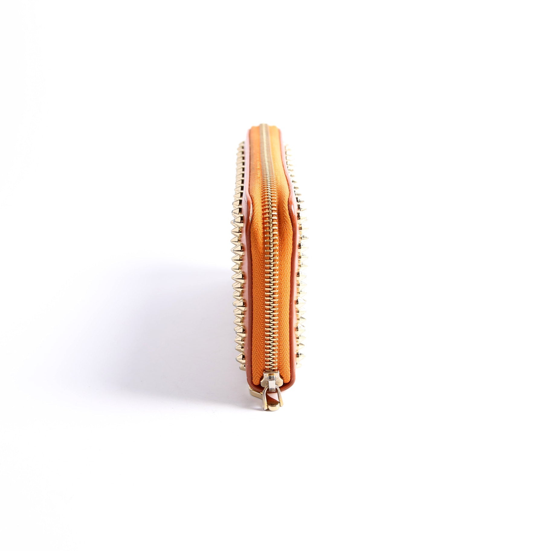 Panettone Spike Zip Around Wallet Orange/Gold