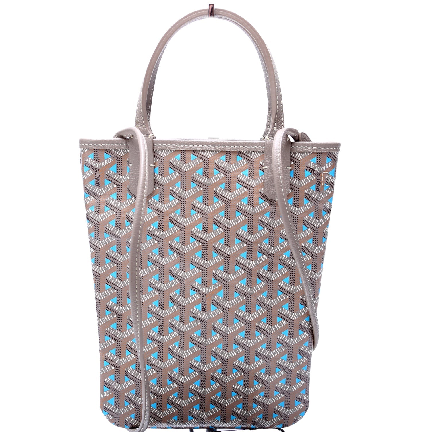 Goyardine Poitiers Claire Voie Tote Grey