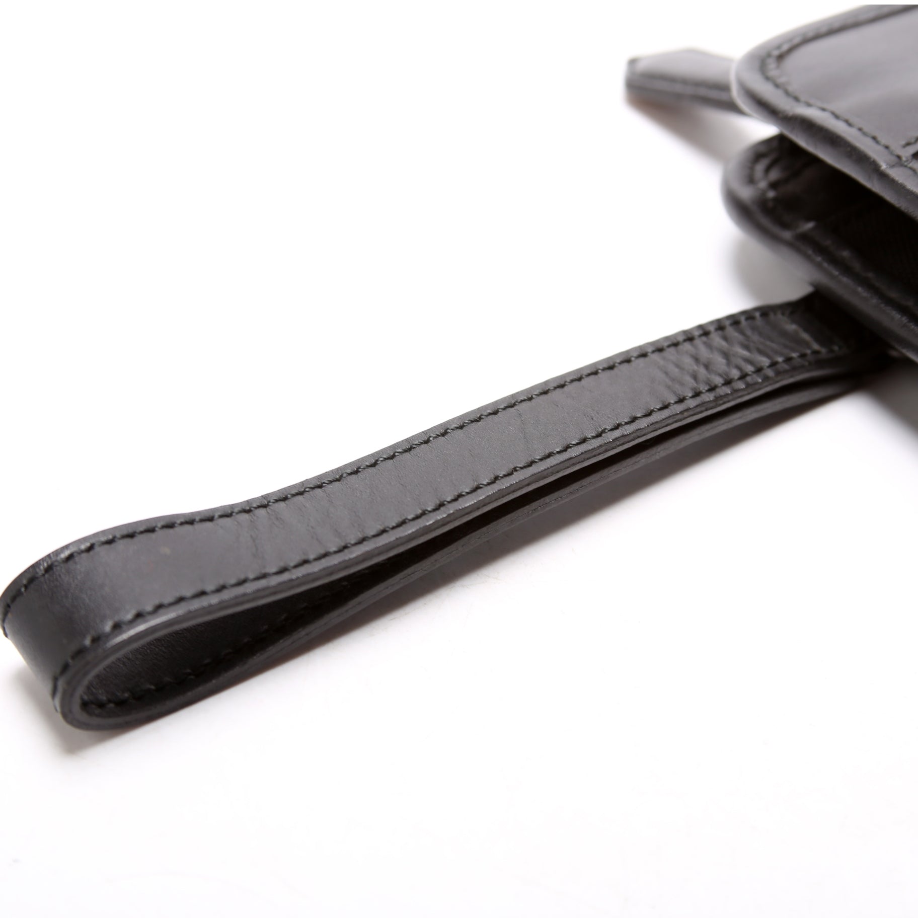 Nova Check Wrist Clutch Black