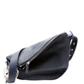 Knight Leather Shoulder Bag Small Navy