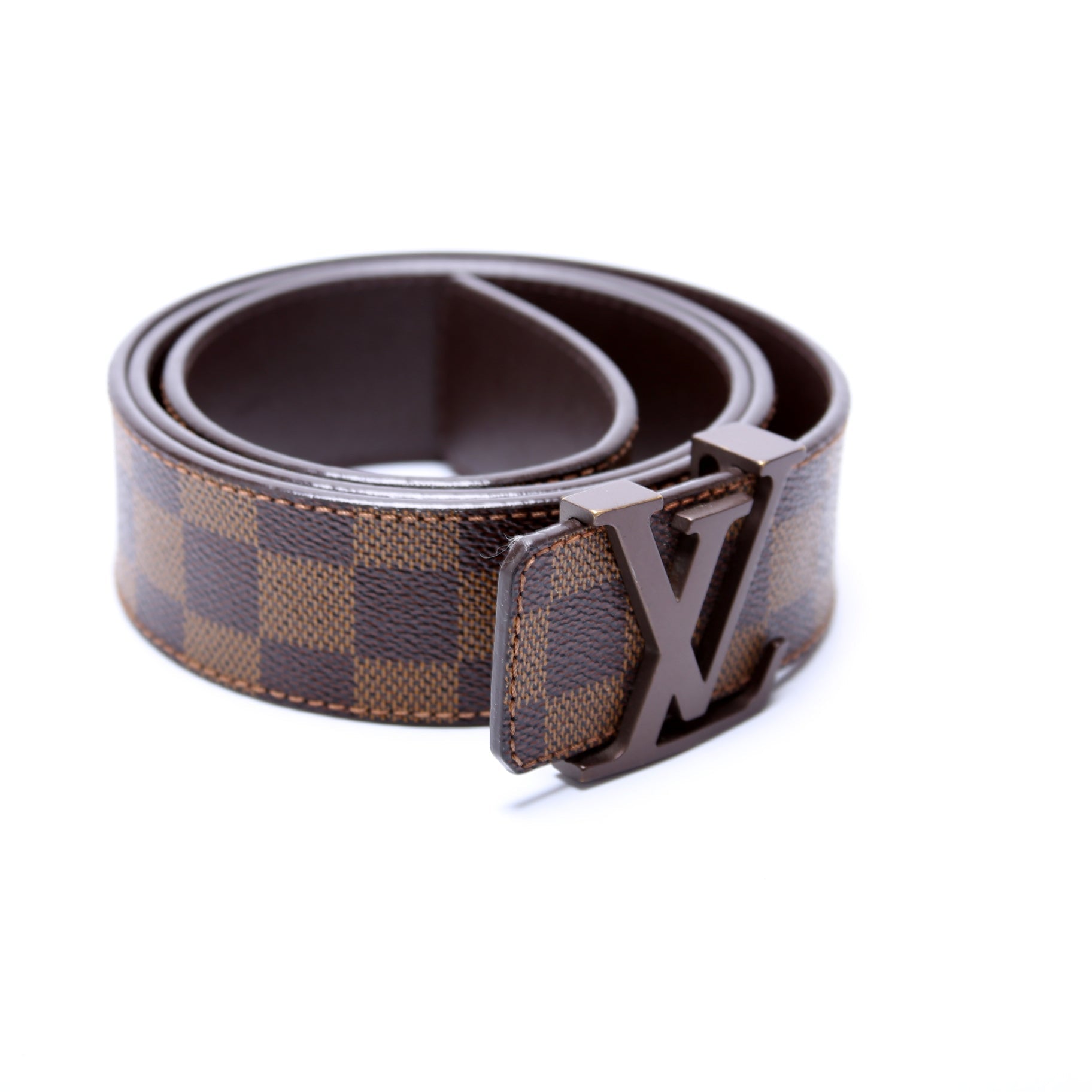 LV Initiales 40MM Damier Ebene Belt Size 90/40