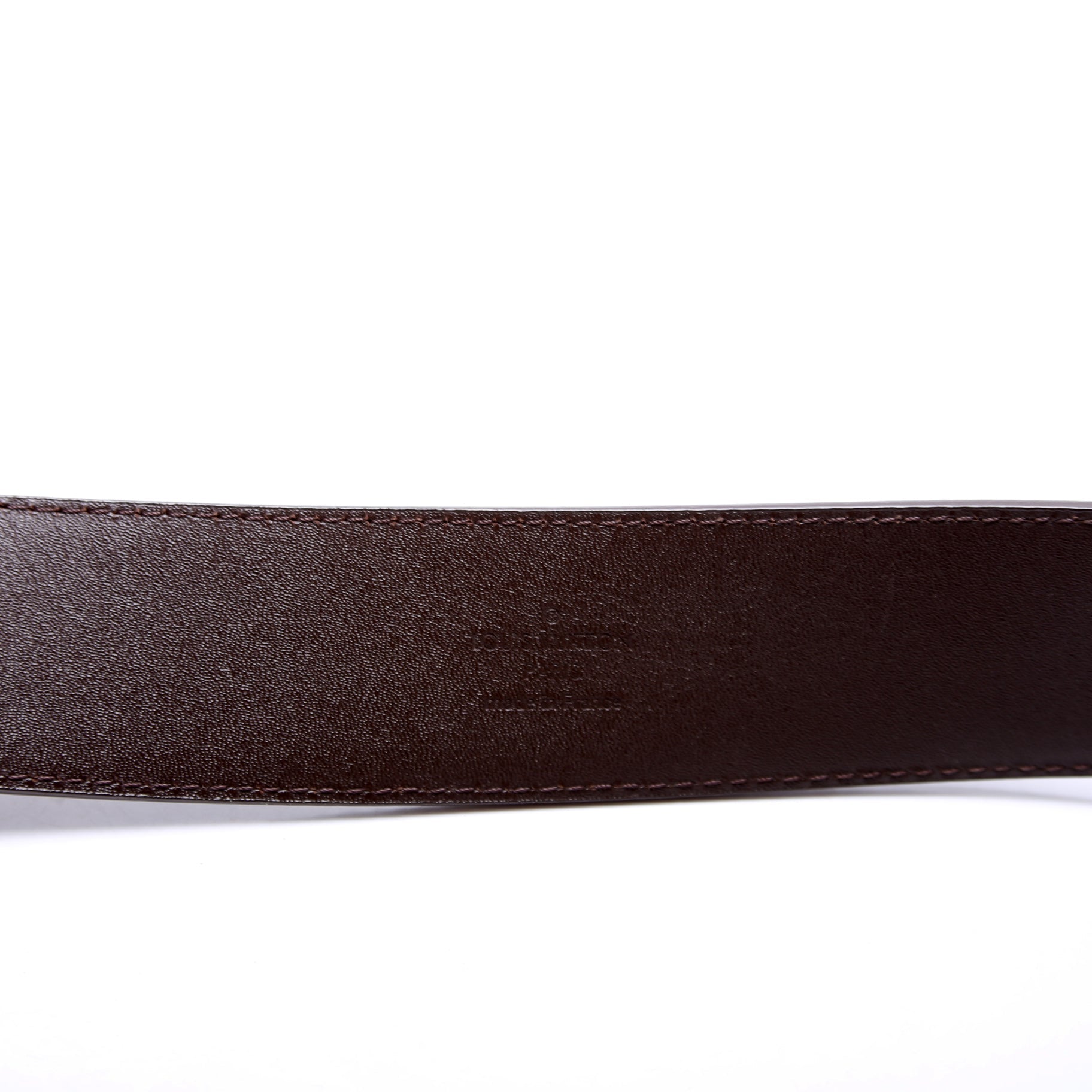 LV Initiales 40MM Damier Ebene Belt Size 90/40