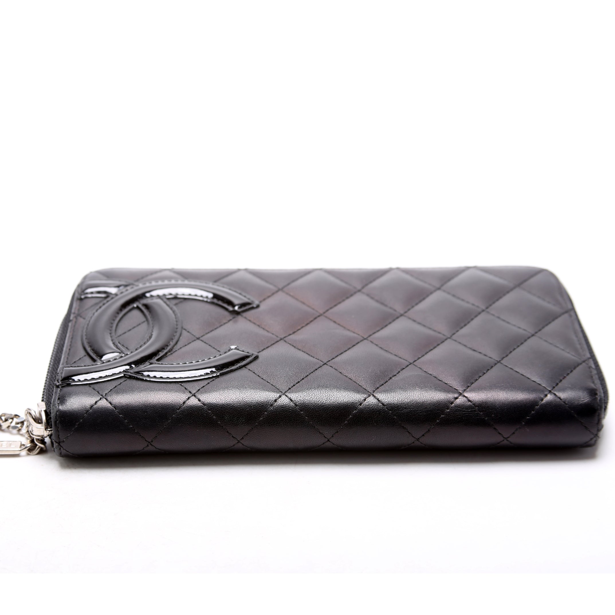 Cambon Ligne Zip Around Long Wallet Black
