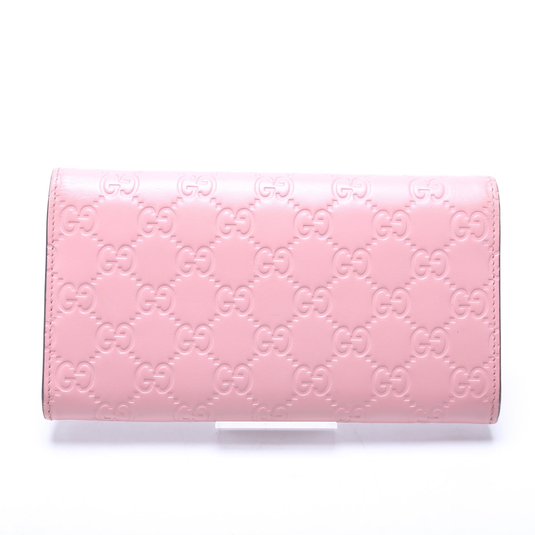 369663 Icon Guccissima Wallet Pink
