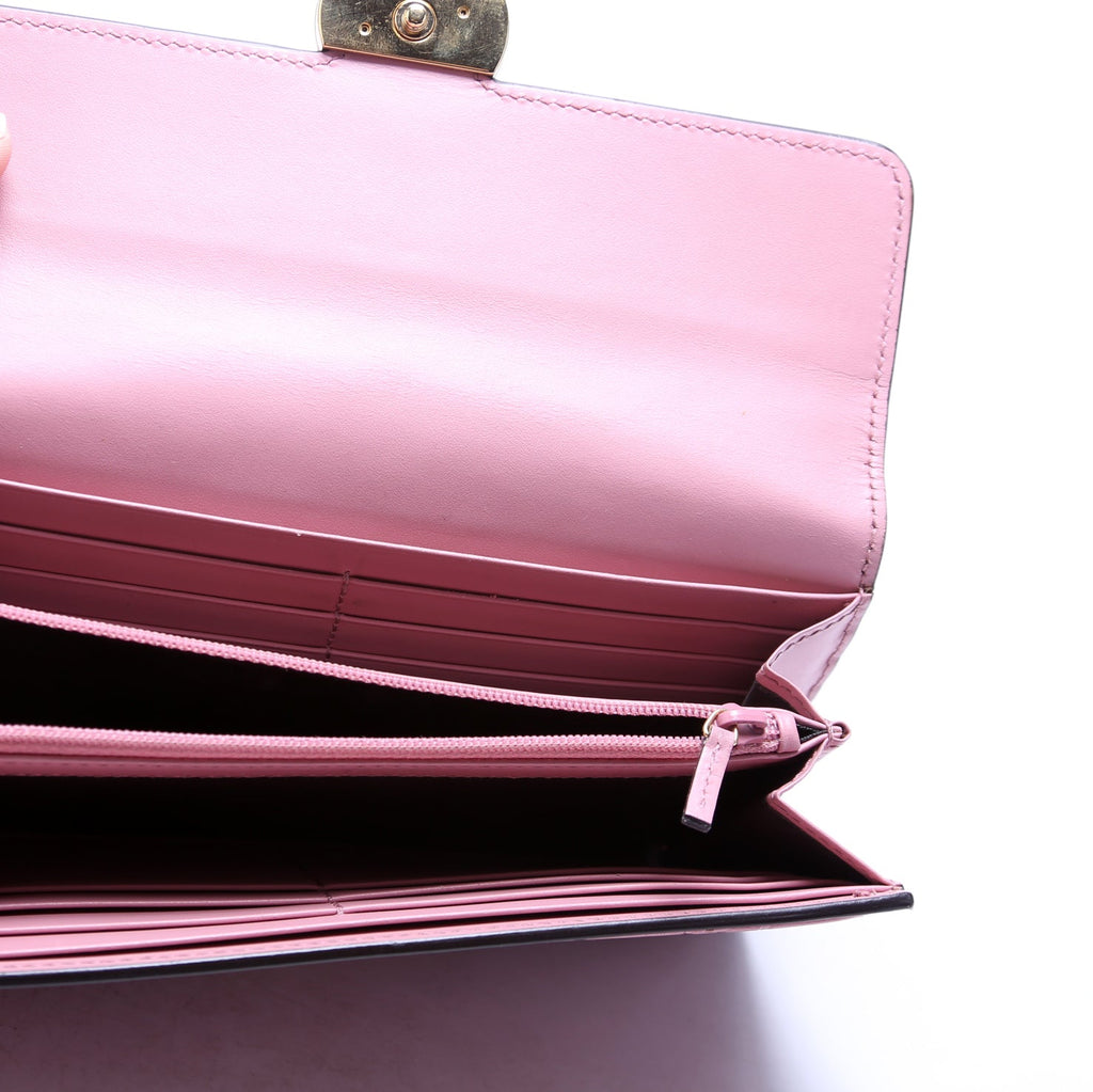 369663 Icon Guccissima Wallet Pink