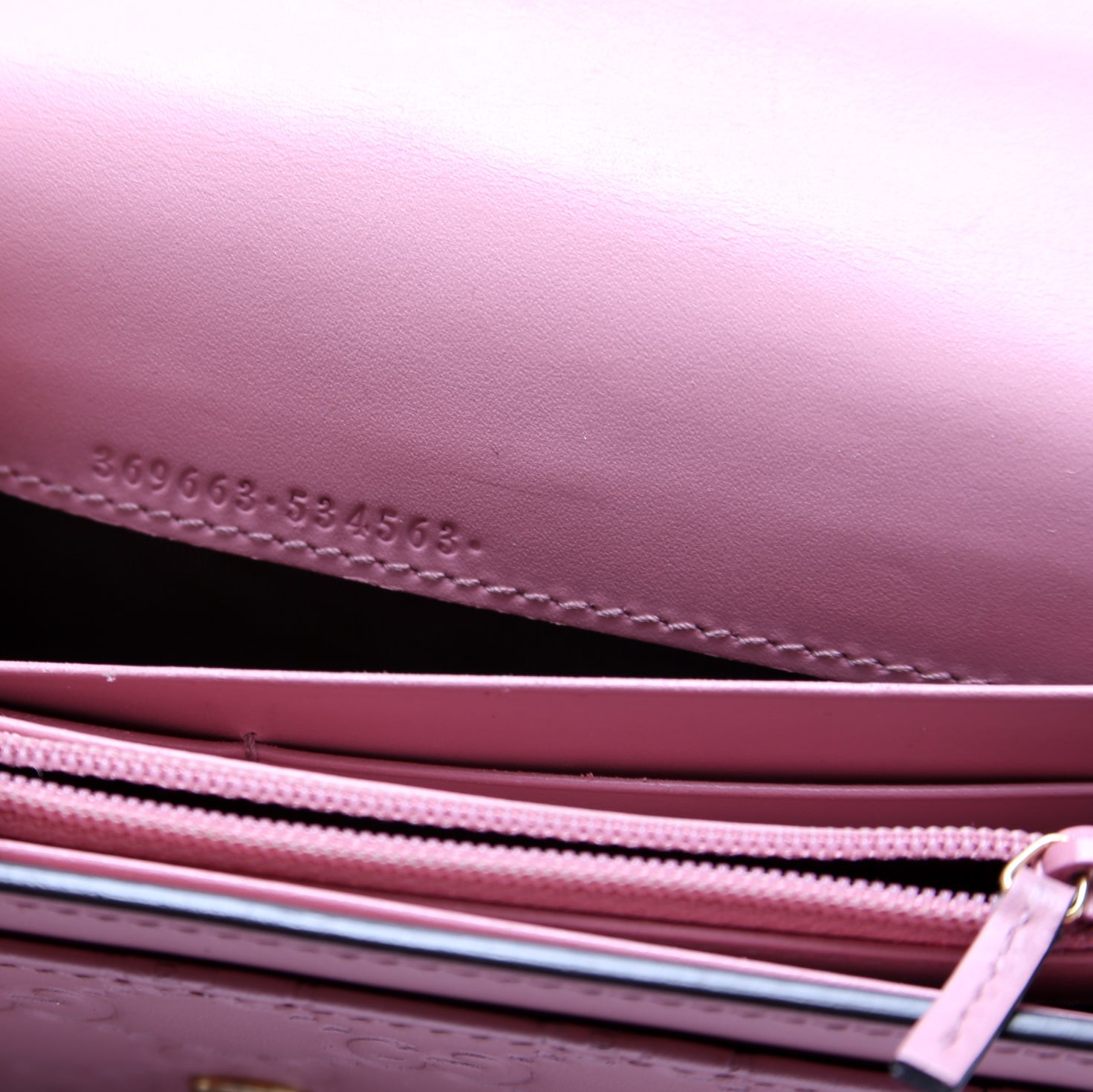 369663 Icon Guccissima Wallet Pink