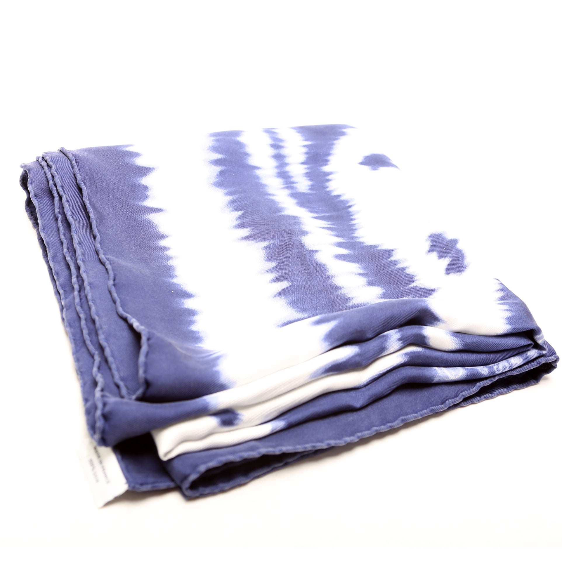 Brides De Gala Wash 90 Silk Scarf Blue