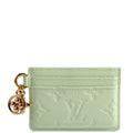 LV Charms Card Holder Emperiente Green