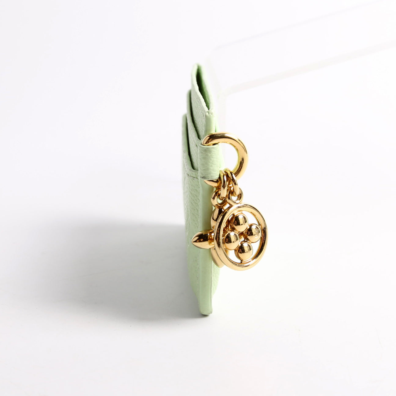 LV Charms Card Holder Emperiente Green