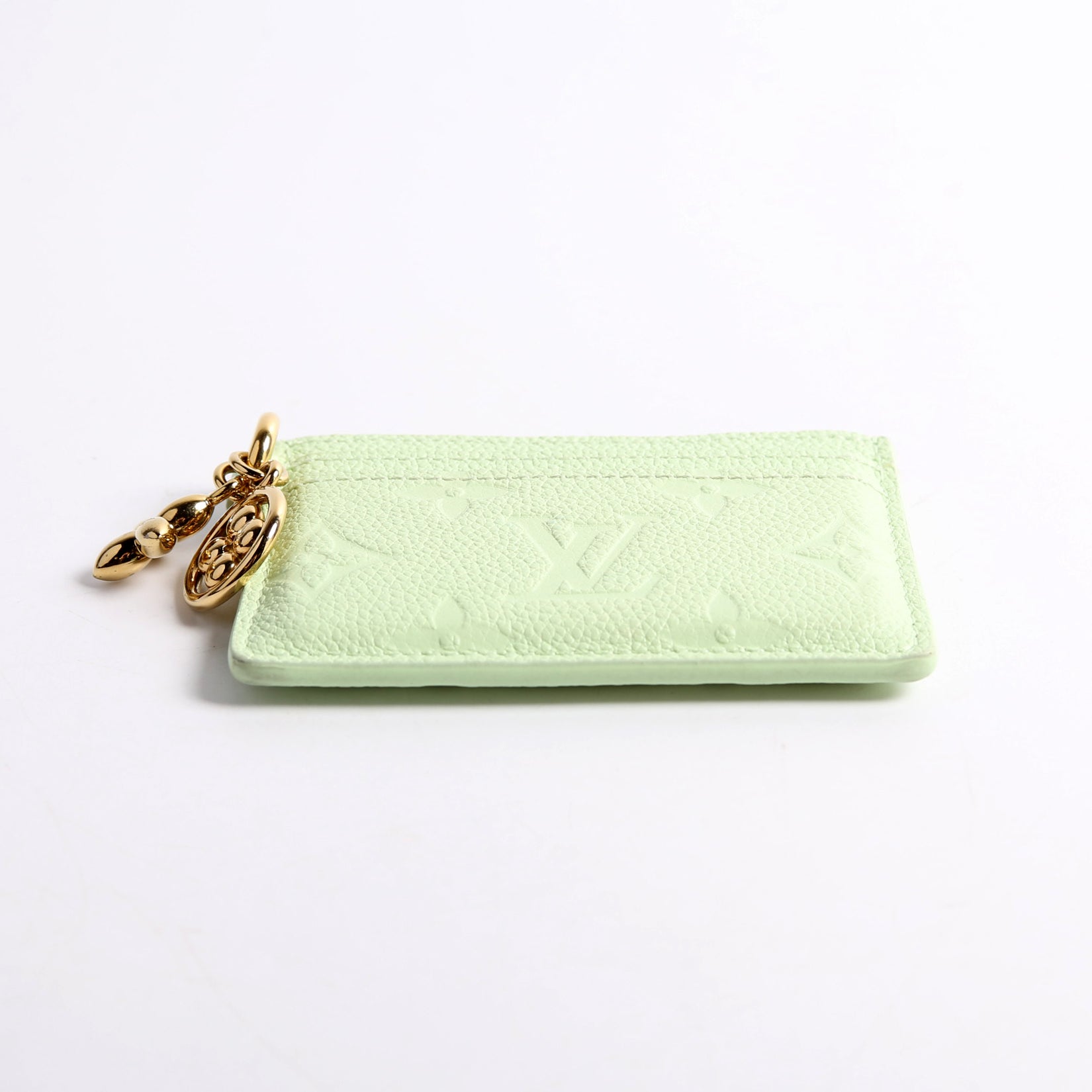 LV Charms Card Holder Emperiente Green