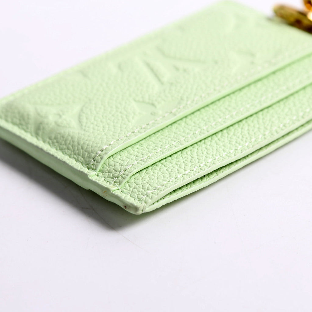 LV Charms Card Holder Emperiente Green