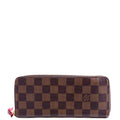 Clemence Wallet Damier Ebene Red