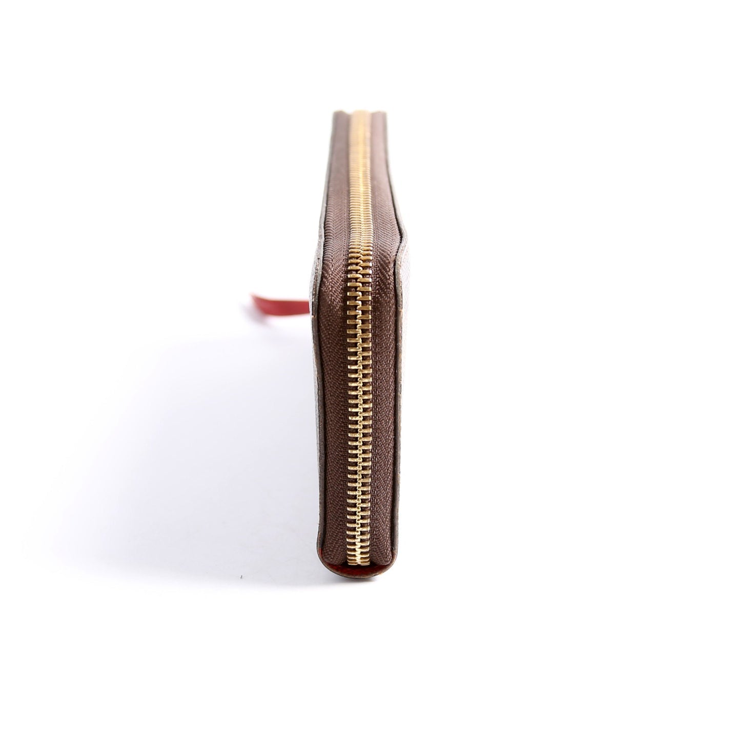 Clemence Wallet Damier Ebene Red