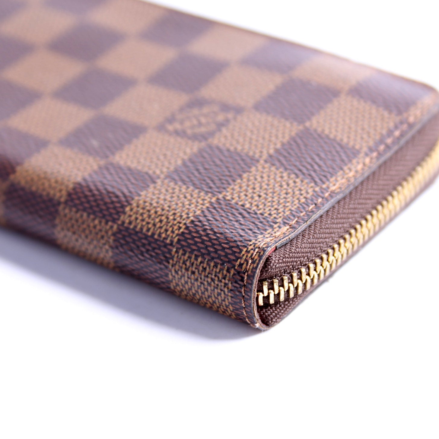 Clemence Wallet Damier Ebene Red