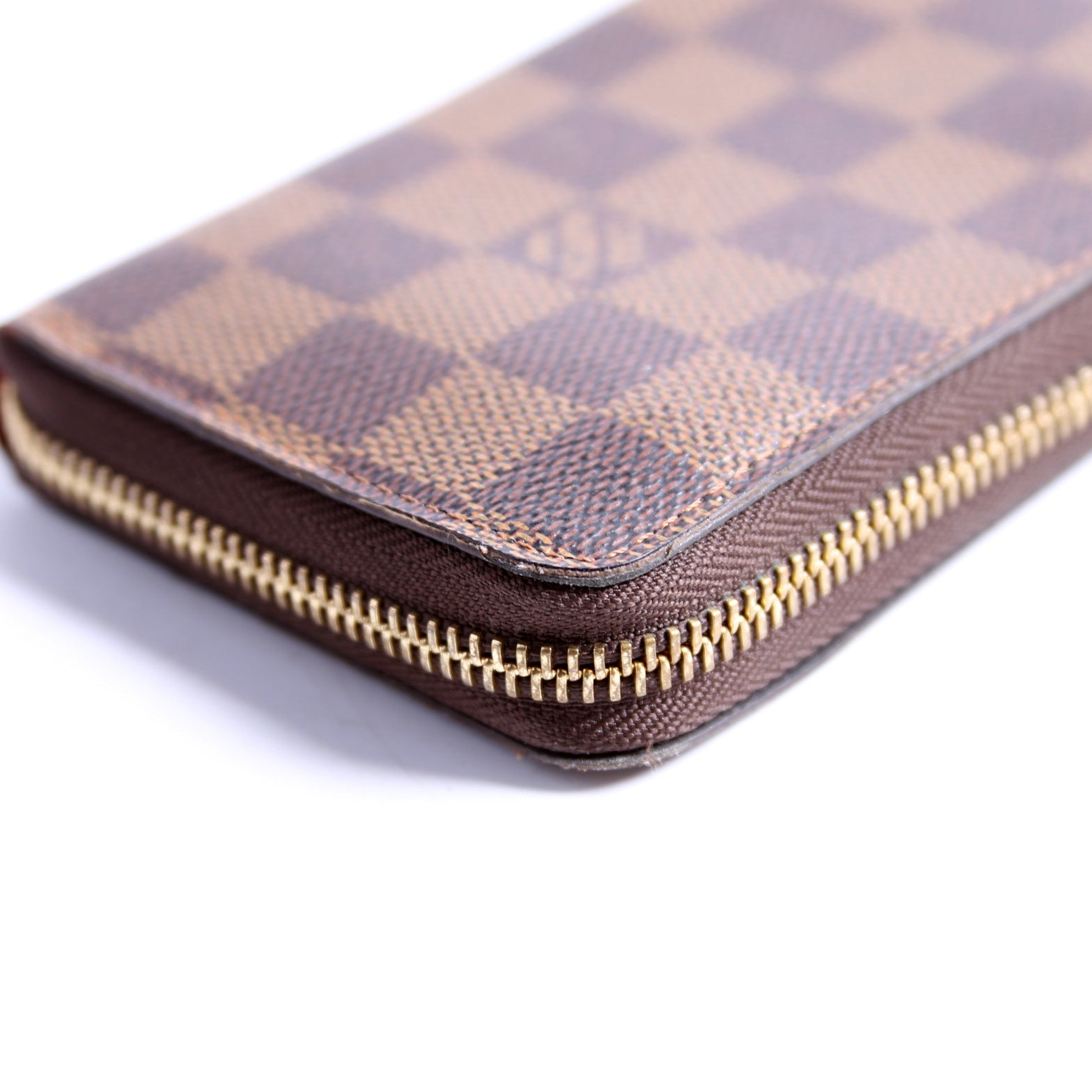 Clemence Wallet Damier Ebene Red