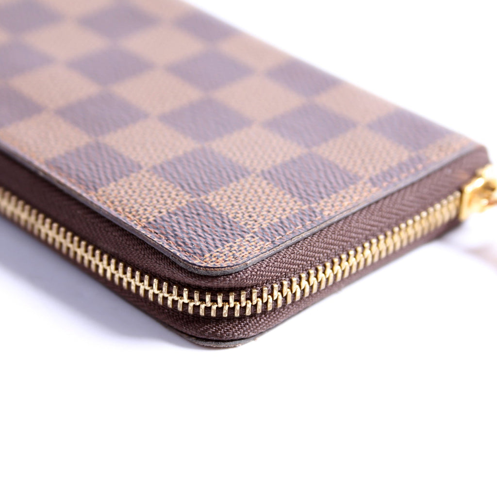 Clemence Wallet Damier Ebene Red