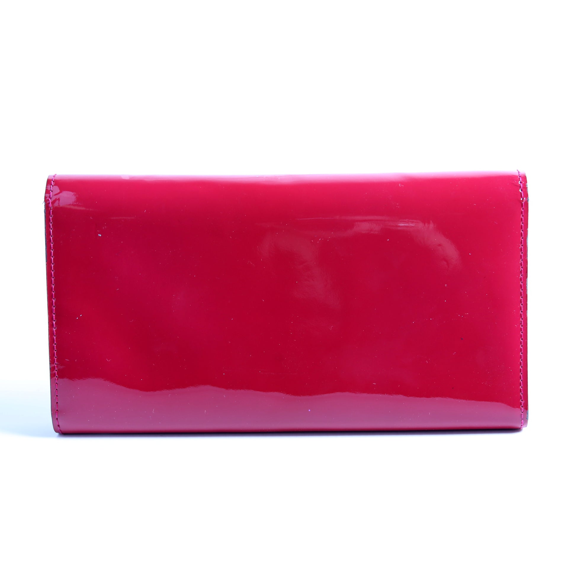 Louise Long Wallet Patent Berry