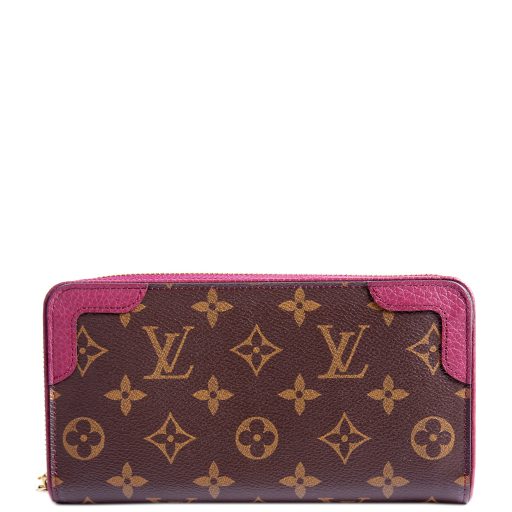 Zippy Wallet Retiro Monogram Plum