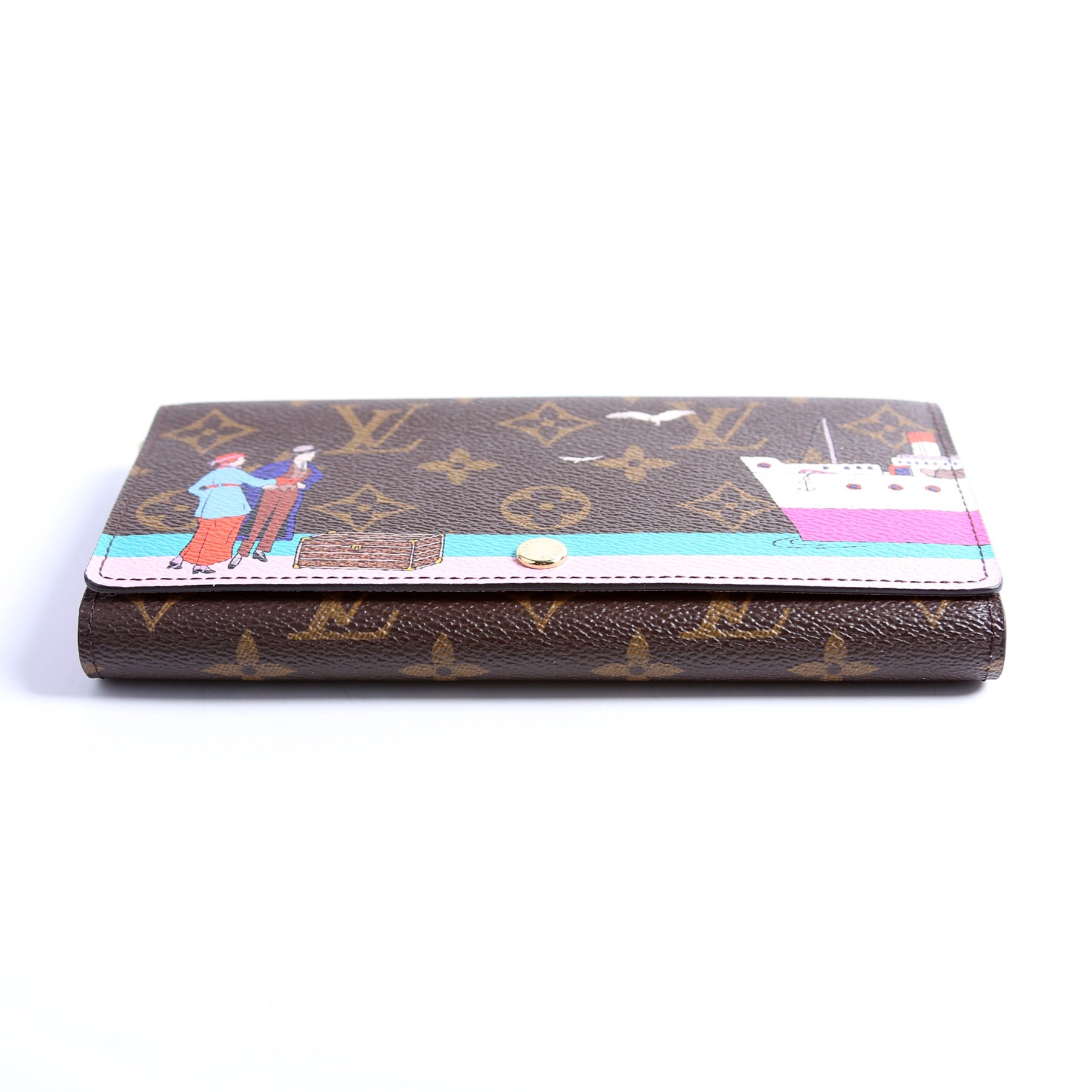 Sarah Wallet 2016 Xmas Animation Monogram Multicolor