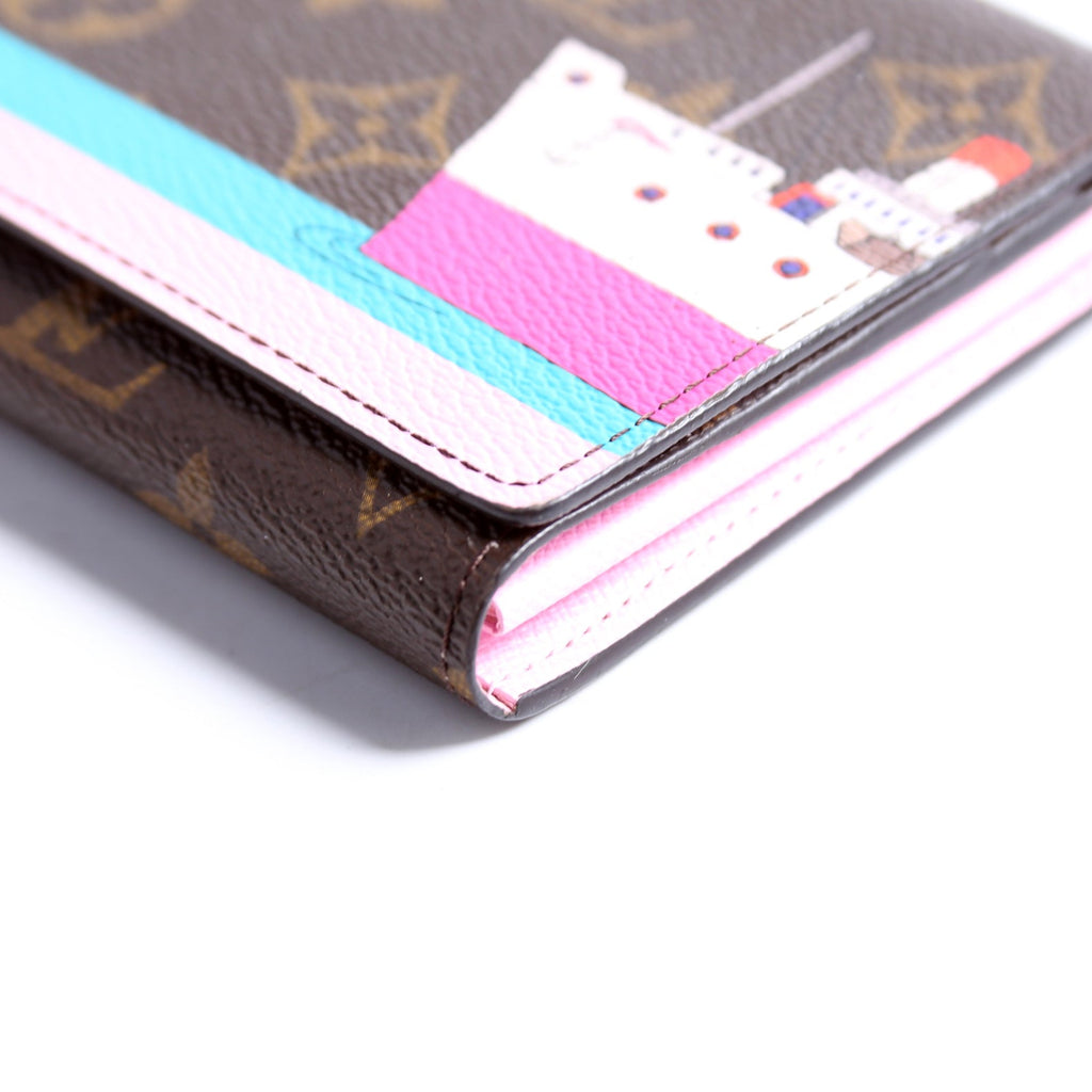 Sarah Wallet 2016 Xmas Animation Monogram Multicolor