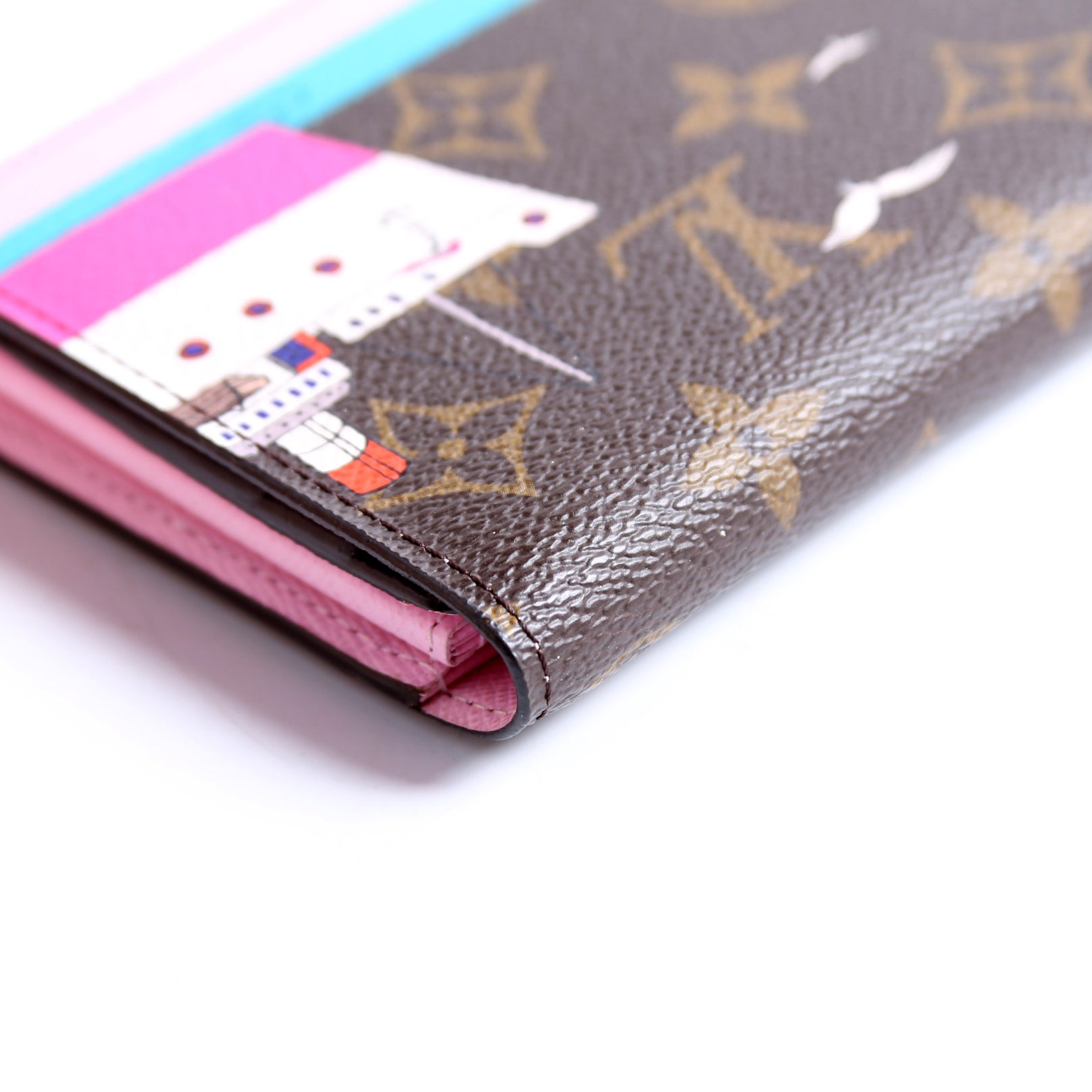 Sarah Wallet 2016 Xmas Animation Monogram Multicolor