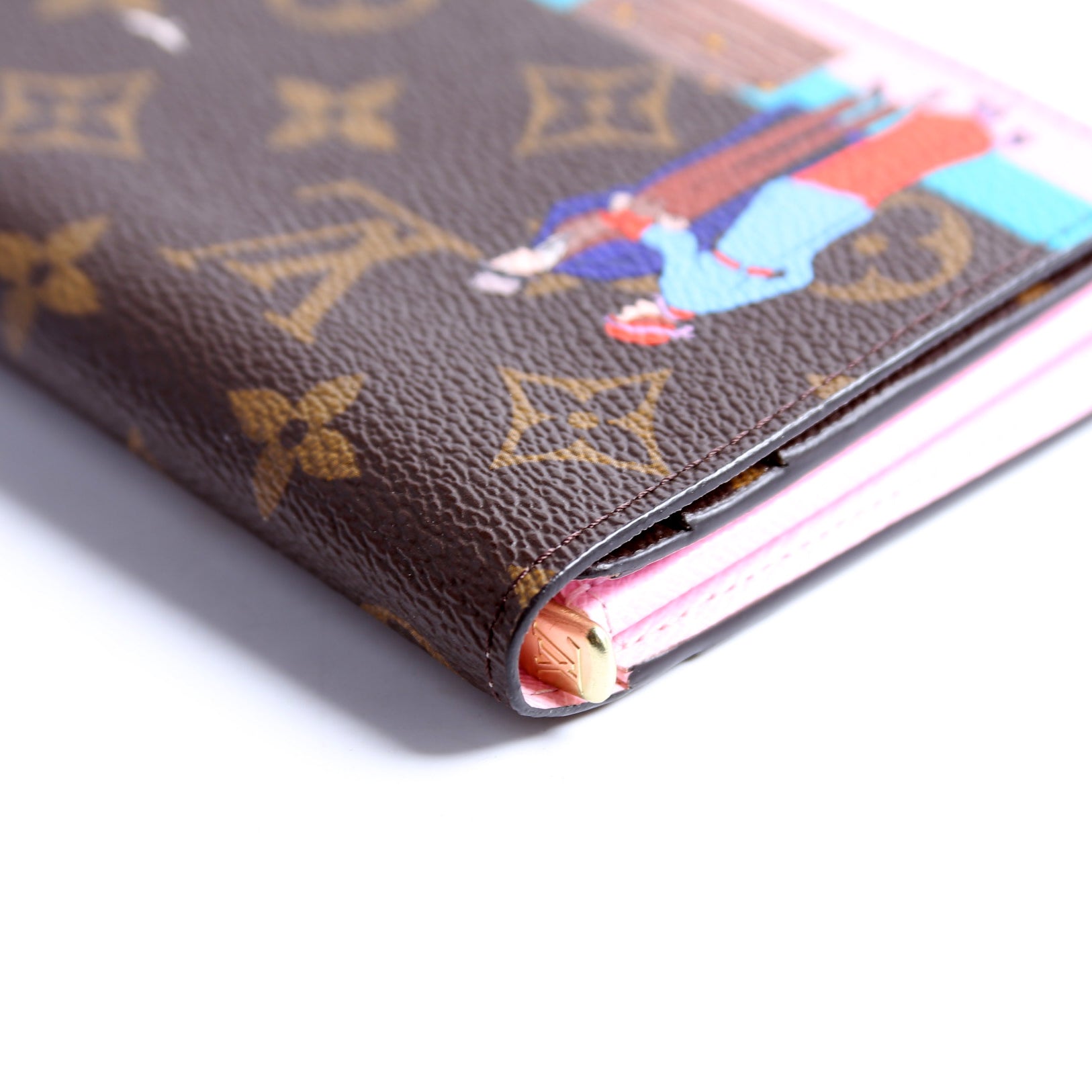 Sarah Wallet 2016 Xmas Animation Monogram Multicolor