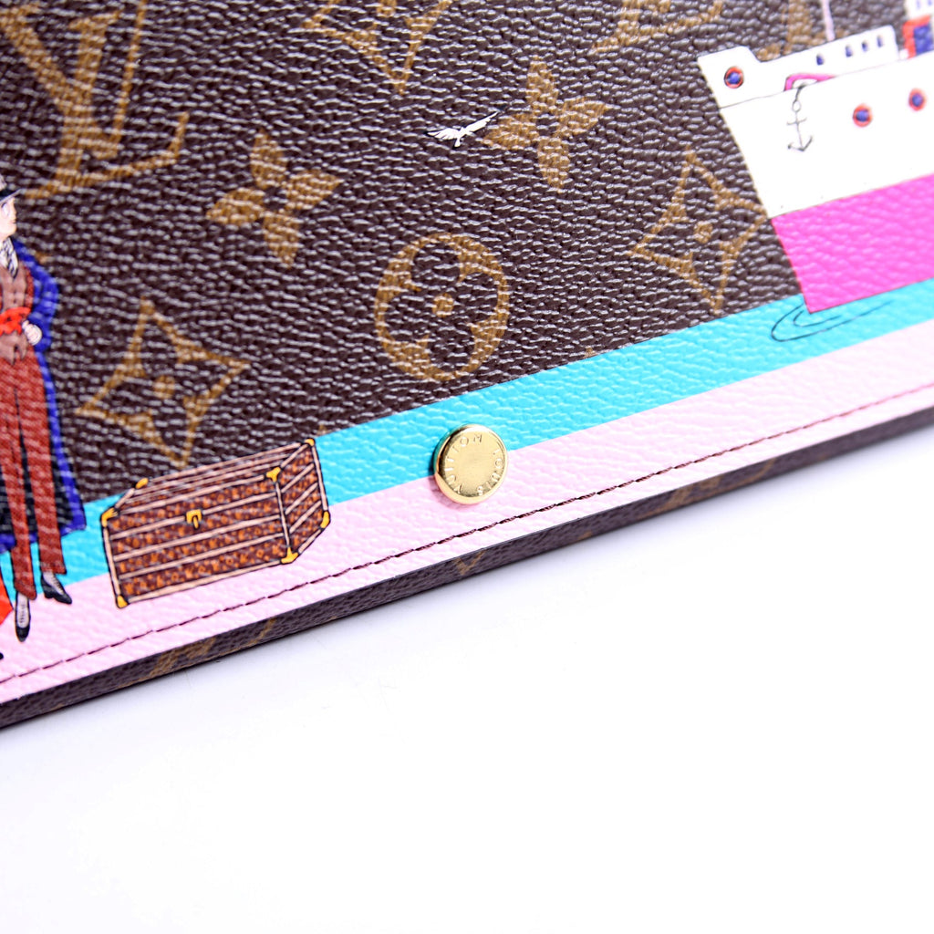 Sarah Wallet 2016 Xmas Animation Monogram Multicolor
