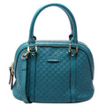 449654 Mini Dome Micro Guccissima Teal