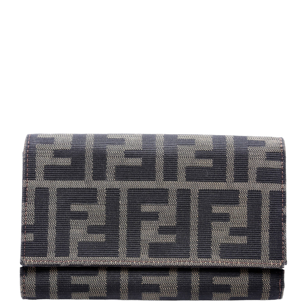 8M0011 Zucca Compact Trifold Wallet Brown