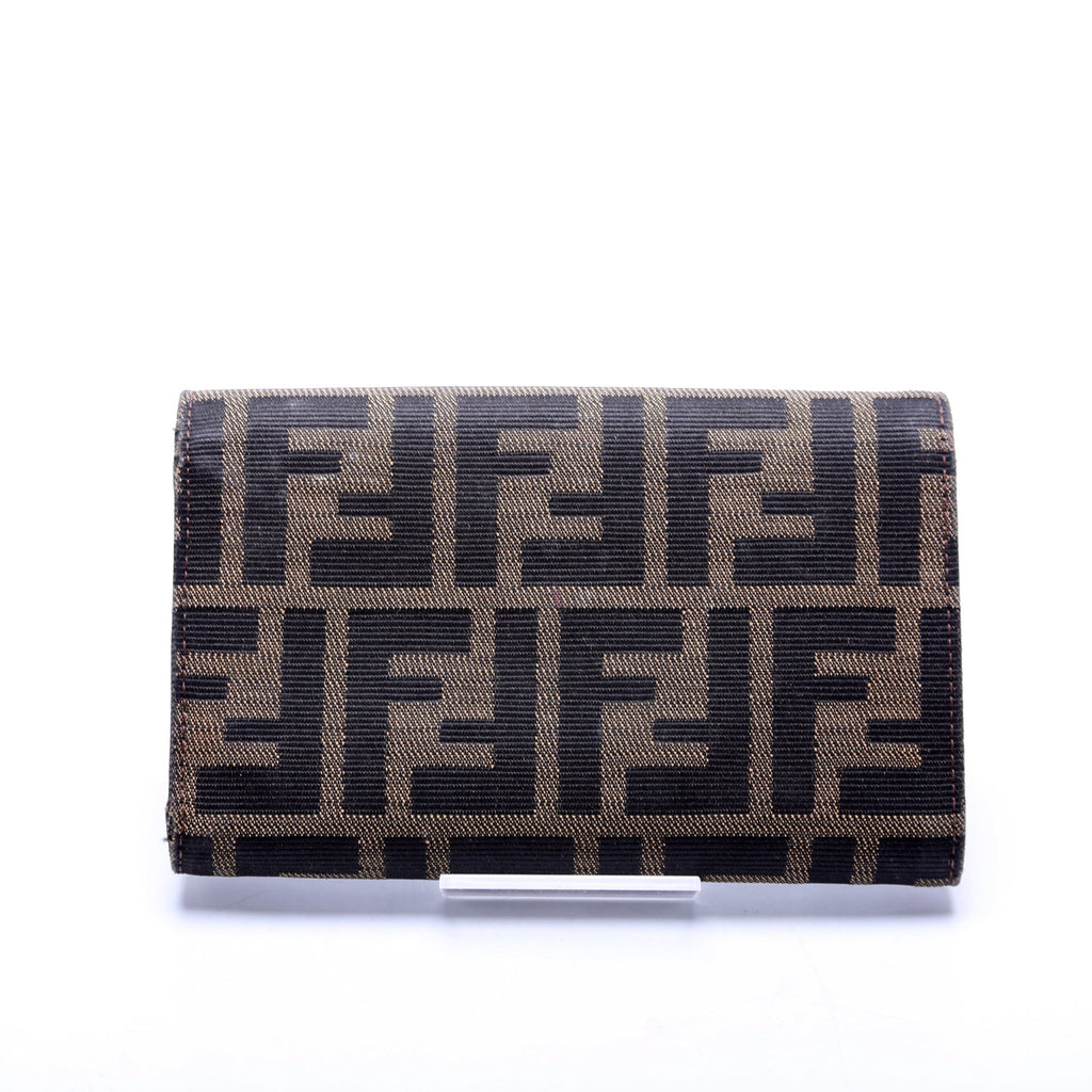 8M0011 Zucca Compact Trifold Wallet Brown