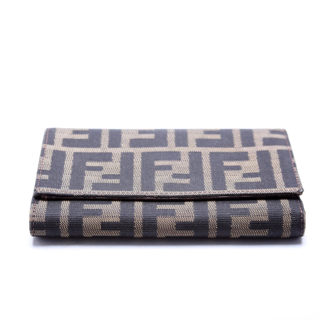 8M0011 Zucca Compact Trifold Wallet Brown
