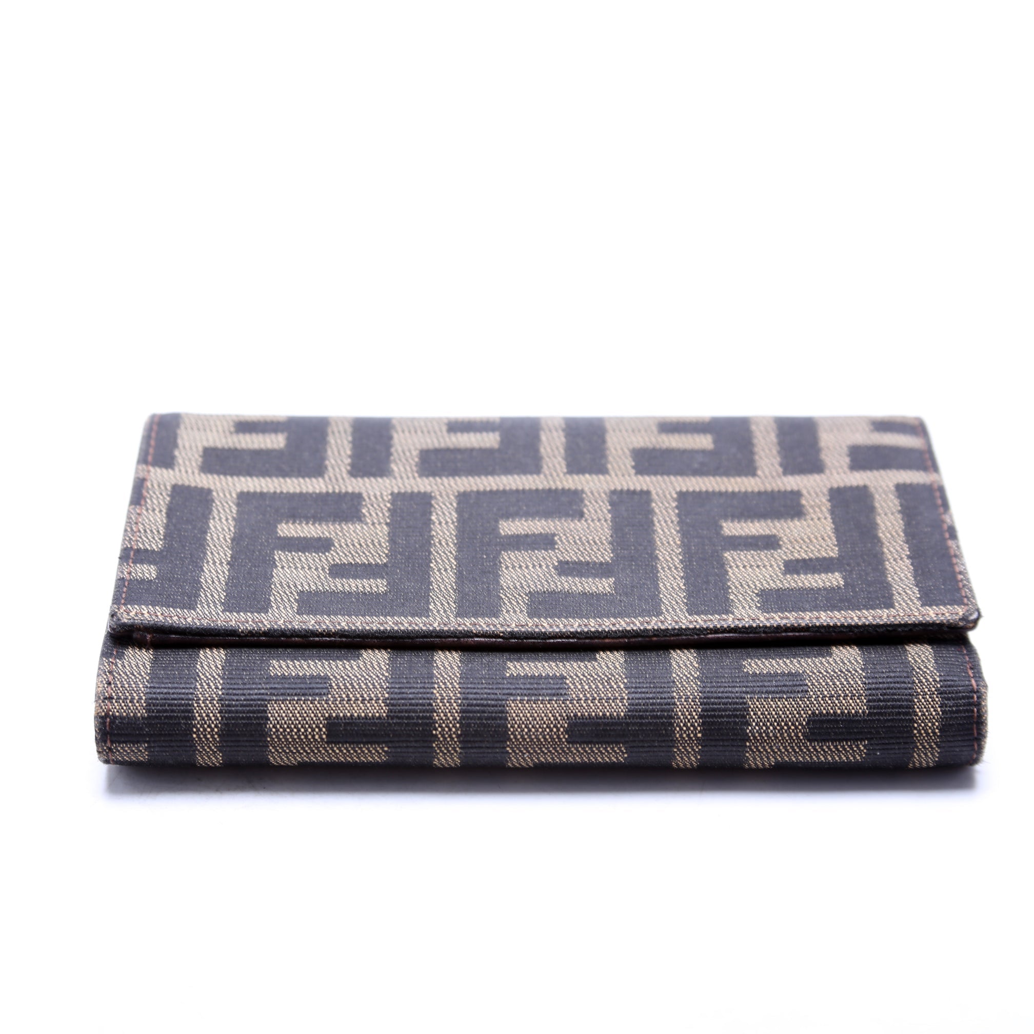 8M0011 Zucca Compact Trifold Wallet Brown