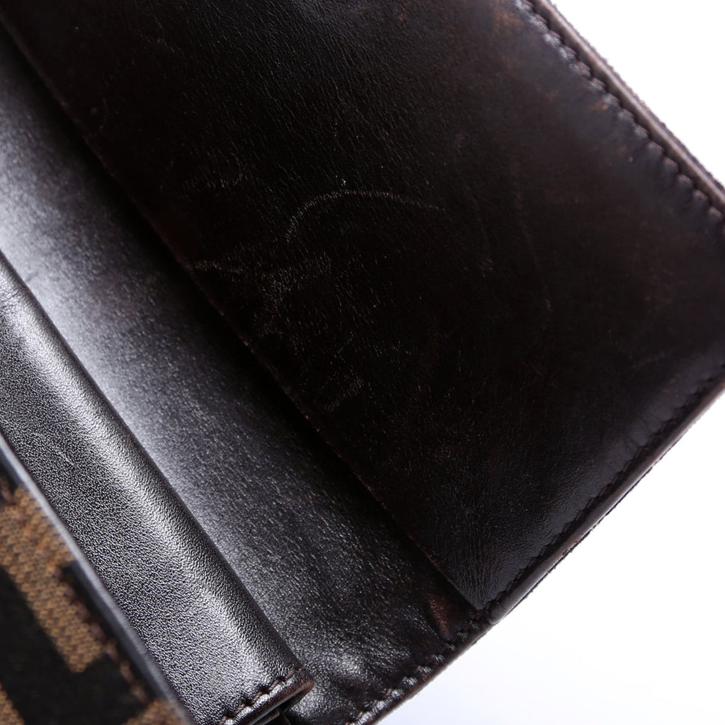 8M0011 Zucca Compact Trifold Wallet Brown