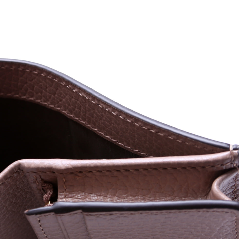 658610 GG Supreme Marmont Card Case Tan