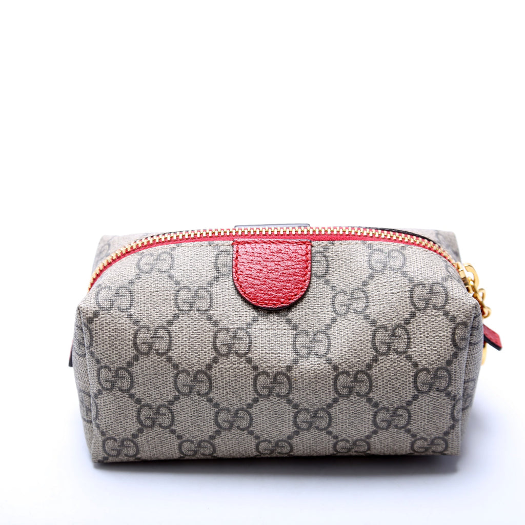 548394 Soft GG Supreme Ophidia Small Cosmetic Case Red