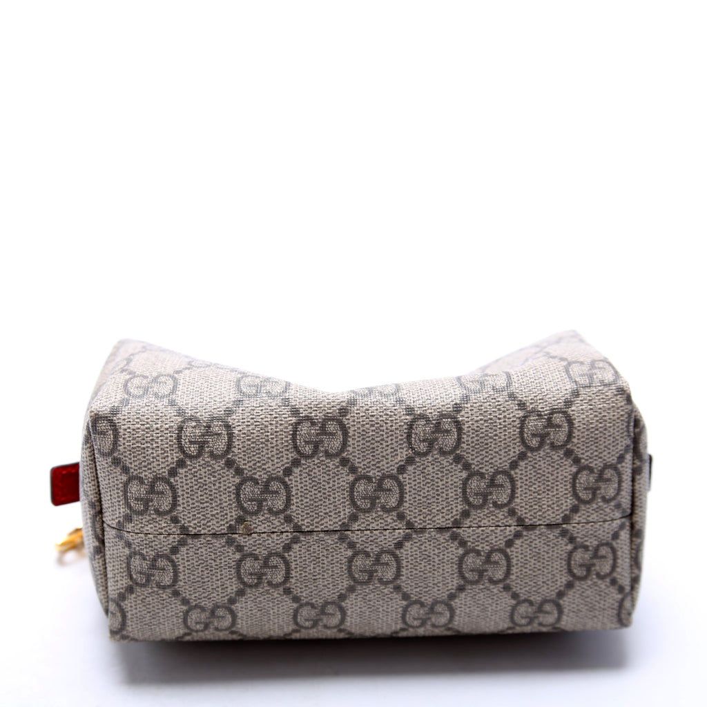 548394 Soft GG Supreme Ophidia Small Cosmetic Case Red