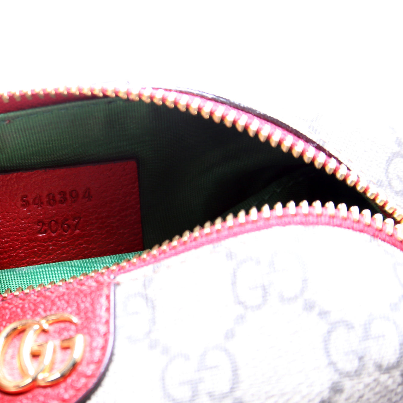 548394 Soft GG Supreme Ophidia Small Cosmetic Case Red