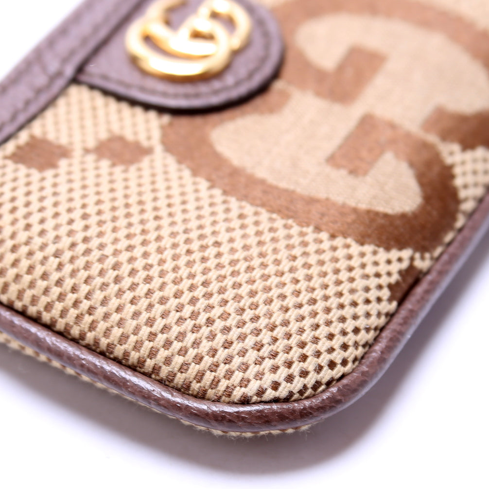 671722 Jumbo GG Canvas Ophidia Key Case