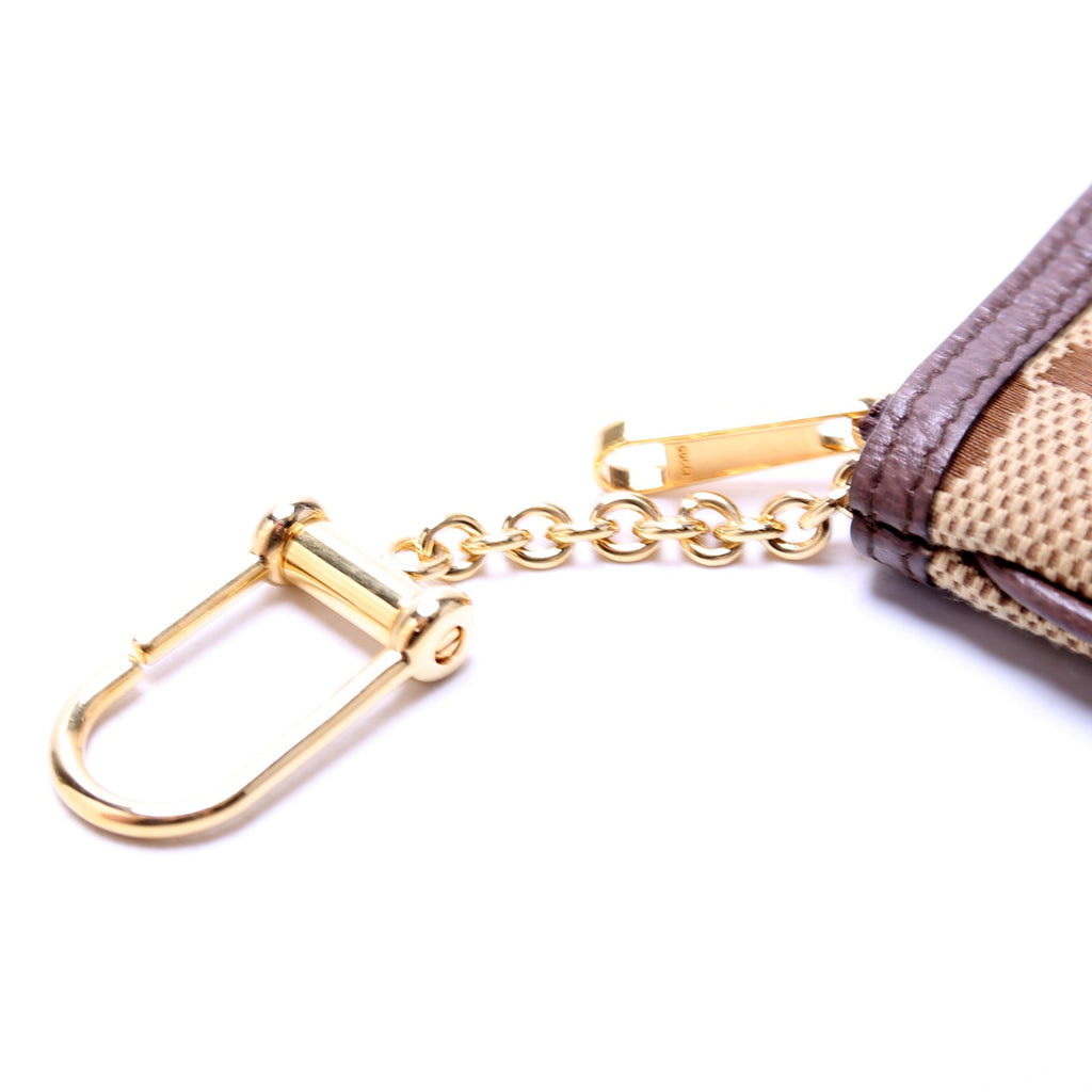 671722 Jumbo GG Canvas Ophidia Key Case