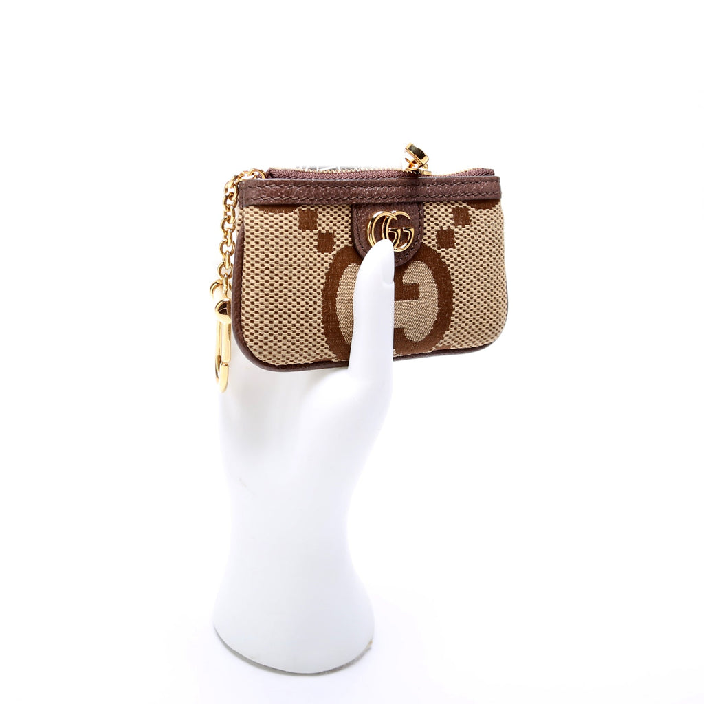 671722 Jumbo GG Canvas Ophidia Key Case