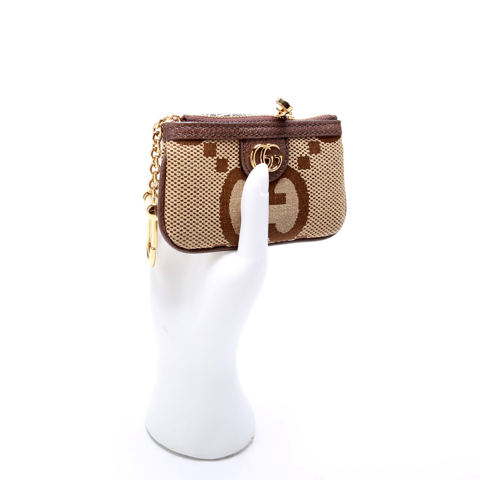 671722 Jumbo GG Canvas Ophidia Key Case