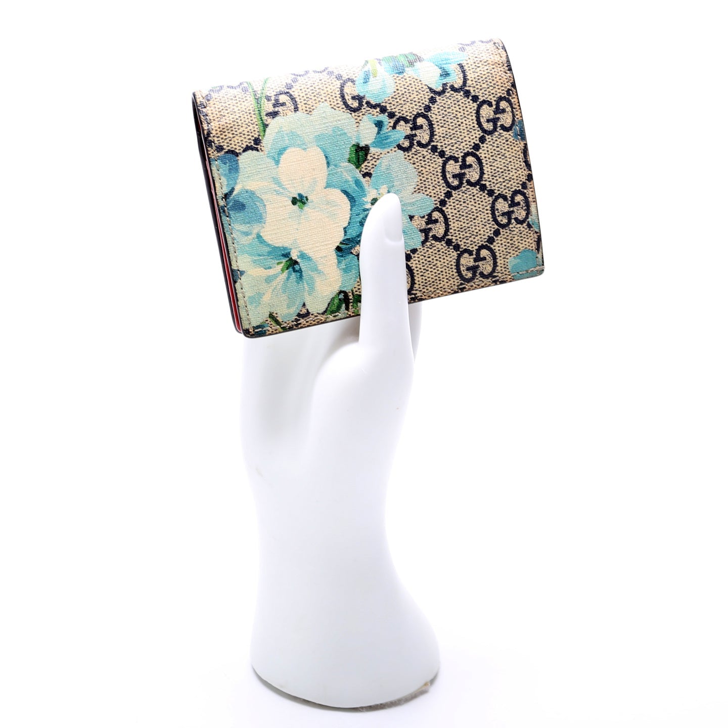 410088 Blooms Small Wallet Blue