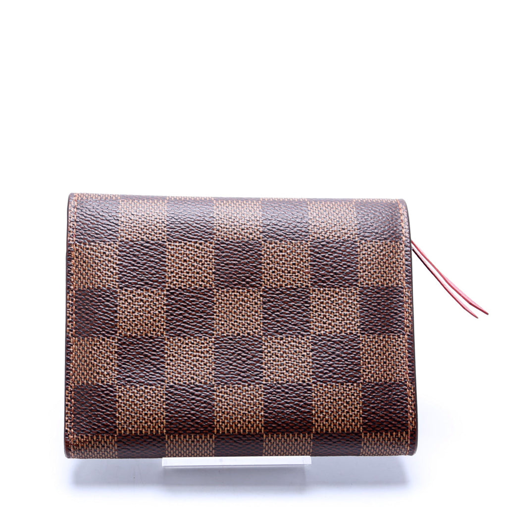 Victorine Wallet Damier Ebene Red