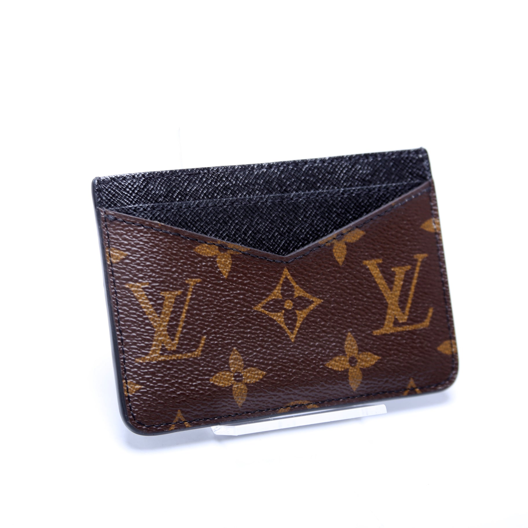 Neo Porte Cartes Card Holder Monogram Black